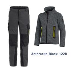 Alternative view of Kid's Knit Fleece Jacket and Work Trouser Set