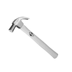 Claw hammer with wooden handle