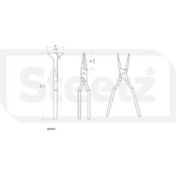 Alternative view of Stubai Niro Look Deep Throat Seaming Pliers - lap joint