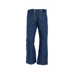 Hamburger stripes bell bottom guild trousers