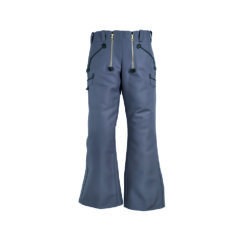 Grey Bell Bottom Work Trousers