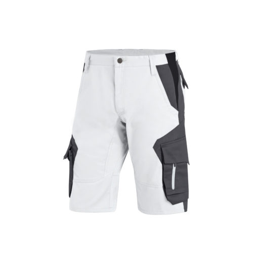 White And Anthracite Bermuda Shorts