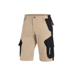 Beige And Black Bermuda Shorts