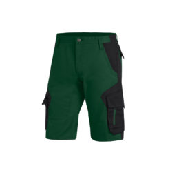 Green and black bermuda shorts
