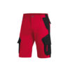 Red and black bermuda shorts