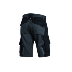 Back Of Anthracite And Black Bermuda Shorts