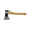 Stubai black lacquered hatchet with lacquered head and wood handle