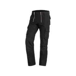 Black canvas work trousers
