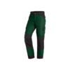 Green and black canvas work trousers