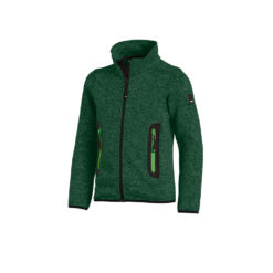 Green Knit Fleece Jacket