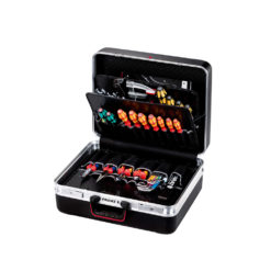 Black and silver tool case