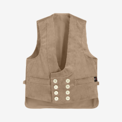 Fhb Beige Genoa Corduroy Guild Vest