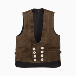 Fhb Brown Genoa Corduroy Guild Vest