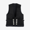 FHB black genoa corduroy guild vest