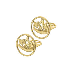 Gold Ear Clip With Carpenter's Logo