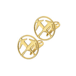 Gold Ear Clip With Roofer's Logo