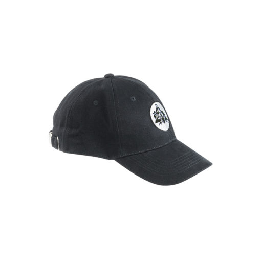 Black Embroidered Cap With Bricklayer'S Logo