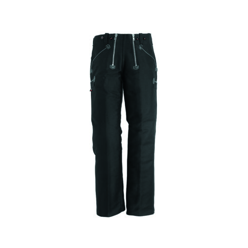 Black English Leather Guild Trousers