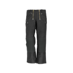 Black english leather guild trousers