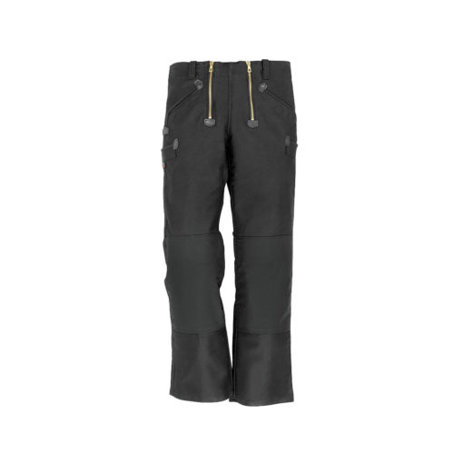 Black English Leather Guild Trousers