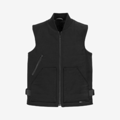 Black men's work vest