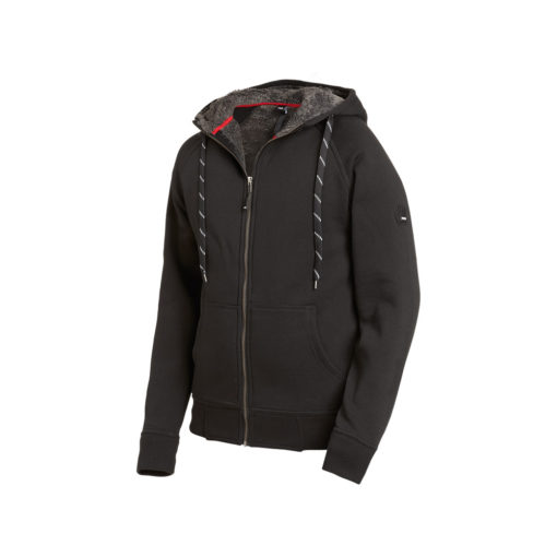 Black Faux Fur Hoodie