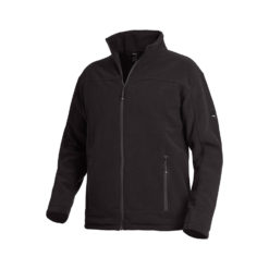 Black fleece jacket