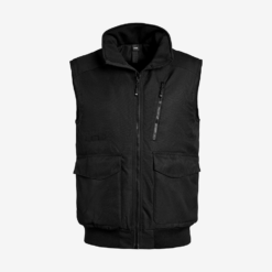 Black work vest