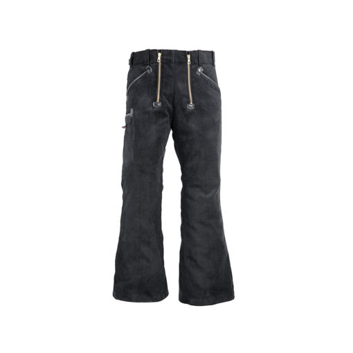 Black Genoa Corduroy Guild Trousers