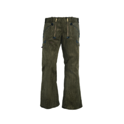 Olive-brown genoa corduroy guild trousers