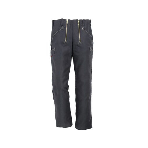 Black German Leather Guild Trousers