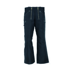 Black German leather trousers