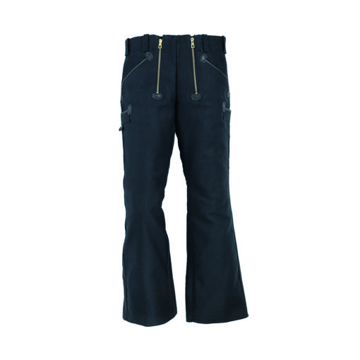 Black German Leather Trousers
