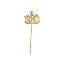 Gold Guild Lapel Pin With Carpenter Logo