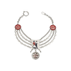 Guild watch chain with carpenter's logo