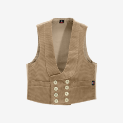 FHB beige genoa corduroy guild vest