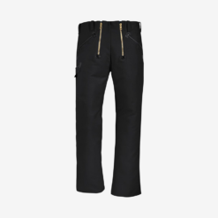 Black english leather guild trouser