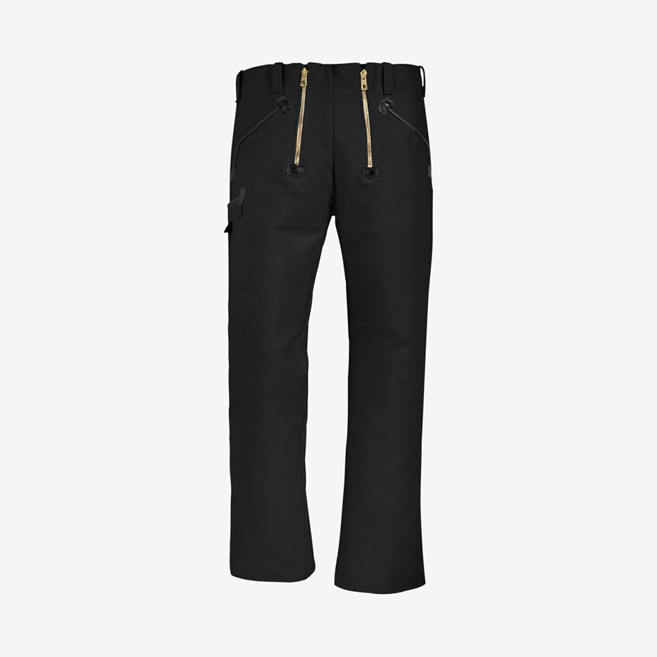 Black English Leather Guild Trouser