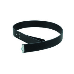 Black leather belt
