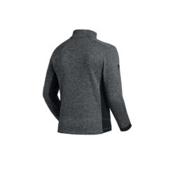 Back Of Anthracite And Black Men's Knitted Fleece Jacket