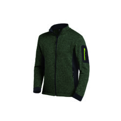 Olive Men's And Knitted Fleece Jacket