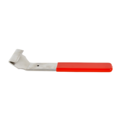 Masc Model Rascher Mounting Iron With Red Pvc Coated Handle, Upside Down
