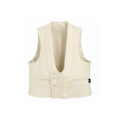White Moleskin Vest