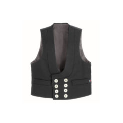 Black moleskin vest