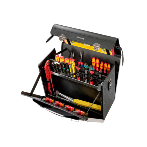 Large Open Black Tool Case