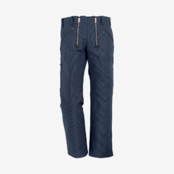 Navy blue guild work trousers with zippers