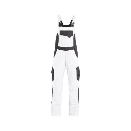 White And Anthracite Overalls