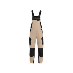 Beige And Black Overalls