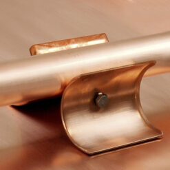 Kling ice holder, copper, with V2A screws