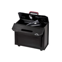 Black business case with rolls